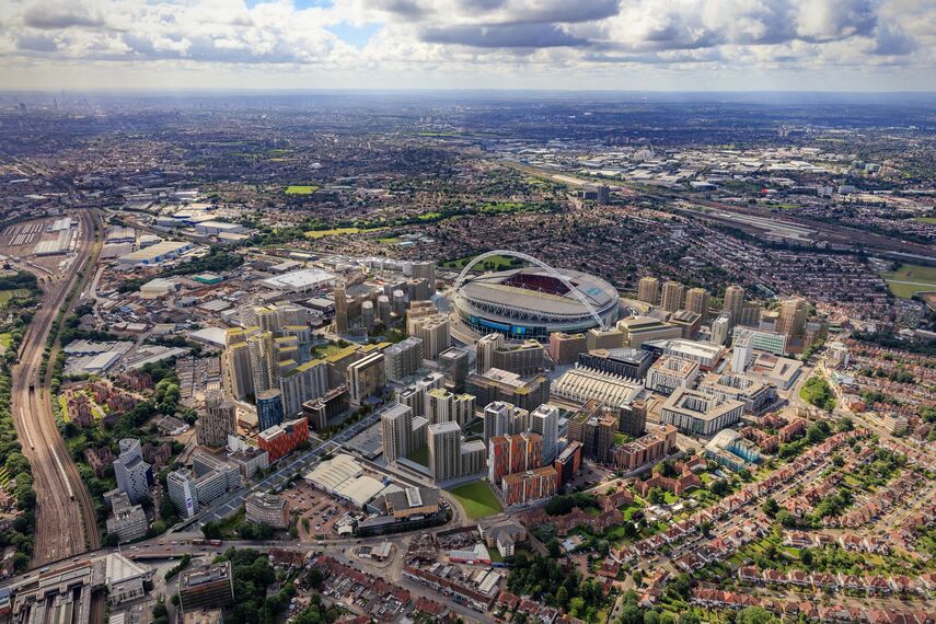 ConceptSystem 77 Ramen, ConceptSystem 77 Deuren, CS 86-HI (c) Geannuleerde systemen en ConceptWall 50 Glasgevels - Wembley Park gelegen in London, Verenigd Koninkrijk