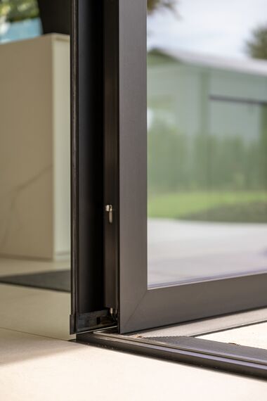 Moderne woning met aluminium ramen