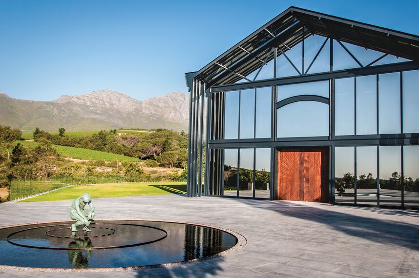 ConceptSystem 68 Ramen en ConceptFolding 77 Schuifsystemen - Recreation/Entertainment centre Quoin Rock Wine Estate gelegen in Stellenbosch, Zuid-Afrika