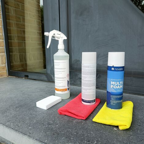 Reynaers reinigingsproducten voor Deepclean methode