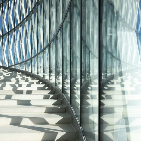 ConceptSystem 77 Ramen en ConceptWall 50 Glasgevels - Office building Barco One Campus gelegen in Kortrijk, België