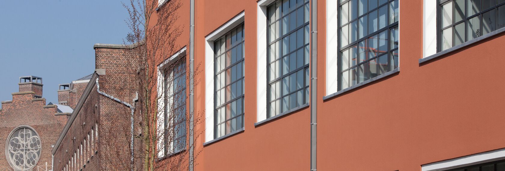 CS 38-SL Geannuleerde systemen en ConceptSystem 77 Ramen - Appartementencomplex 7even Tuinen gelegen in Leuven, België