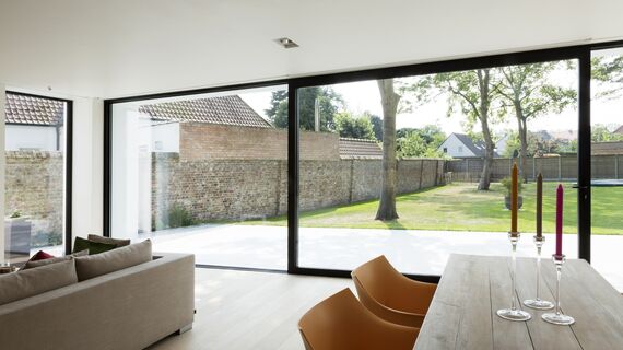 Woning met Reynaers Aluminium schuifraam