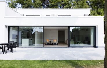 Moderne woning met Reynaers Aluminium ramen